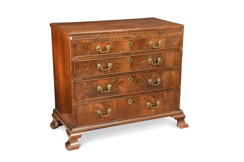 Lot 466 - A George II style mahogany chest