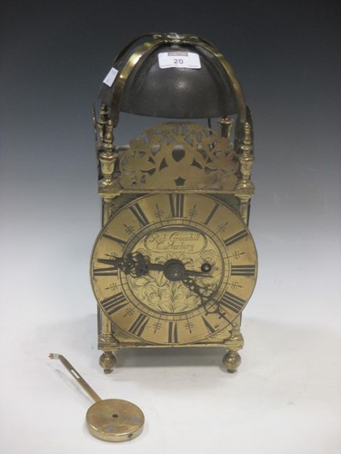 Lot 20 - Rich Greenhill Canterbury, a Victorian brass...