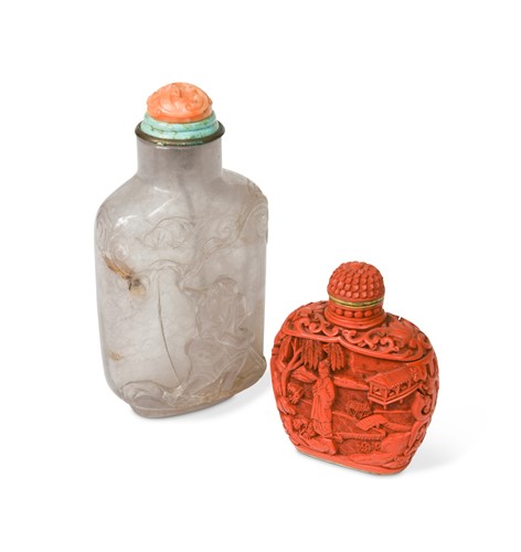 Lot 387 - A Chinese Hardstone snuff bottle, Qing Dynasty 19th century