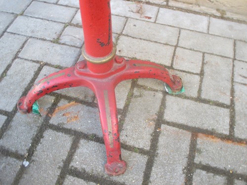 Lot 127 - A Harrison patent sock knitting machine and...