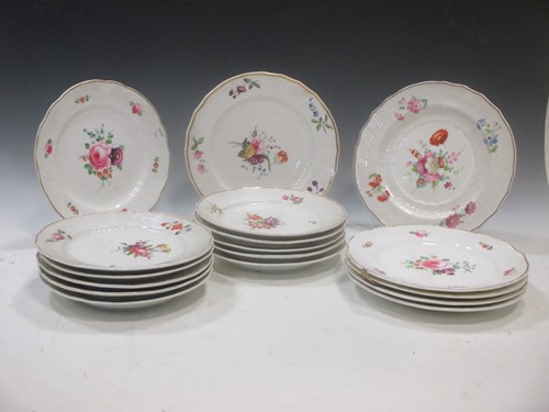 Lot 56 - A Coalport salopian ware part dinner service...