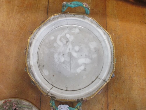 Lot 60 - A group of 19th century floral encrusted...