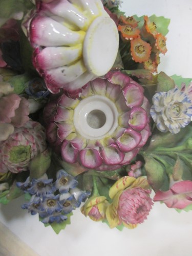 Lot 60 - A group of 19th century floral encrusted...