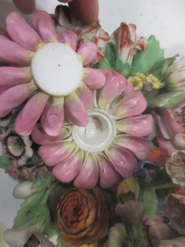 Lot 60 - A group of 19th century floral encrusted...