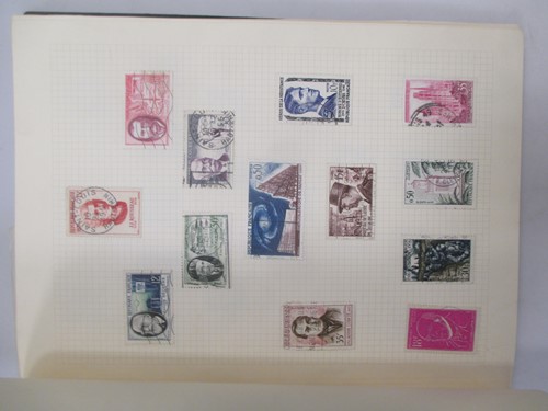 Lot 204 - A collection of stamps, banknotes and coins,...