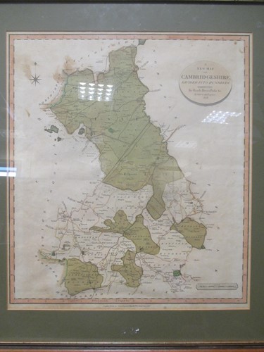 Lot 251 - A New Map Of Cambridgeshire, by John Cary,...