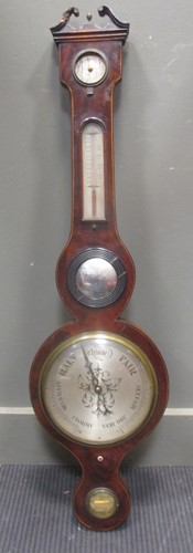 Lot 433 - A 19th century mahogany barometer by Carter of...