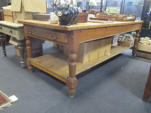 Lot 316 - A late Victorian pine large country house...