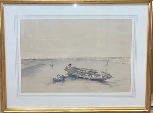 Lot 271 - After David Roberts, 'View on the Nile looking...