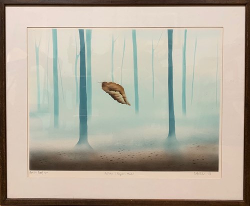 Lot 272 - G* H* Mier, Autumn (Boynton Woods), pencil...