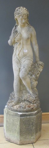 Lot 451 - A Haddonstone composite garden statue of...