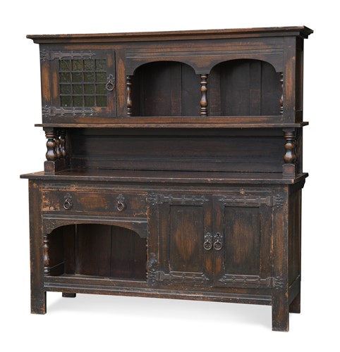 Lot 220 - Attributed to Leonard Wyburd for Liberty & Co., a 'Lochleven' oak sideboard, circa 1890
