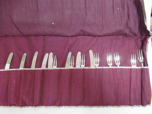 Lot 290 - A set of eight pairs of 20th century silver...