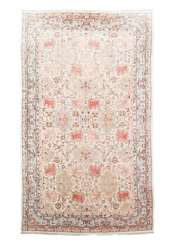 Lot 576 - A Turkish carpet in Ushak style