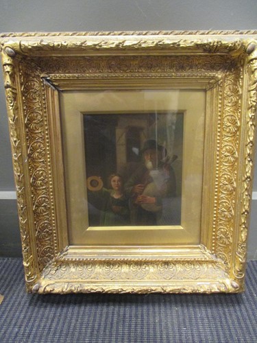 Lot 317 - 19th Century School, Man with bag pipes; and...