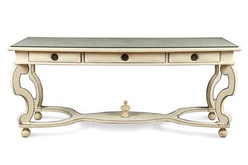 Lot 599 - A piped and upholstered dressing table