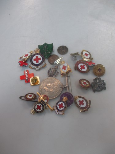Lot 383 - A collection of badges, mainly associated with...