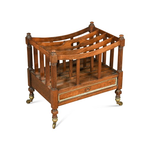 Lot 504 - A Regency rosewood canterbury