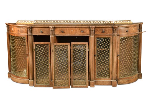 Lot 510 - A Regency mahogany side cabinet