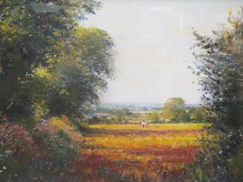 Lot 501 - Two pastels by Norman Smith entitled Long...