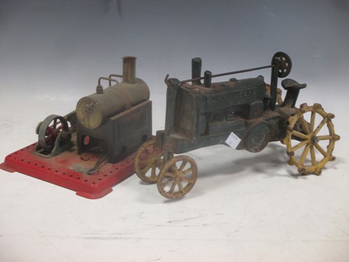 Lot 196 - Mamod engine and a model of a John Deere (2)