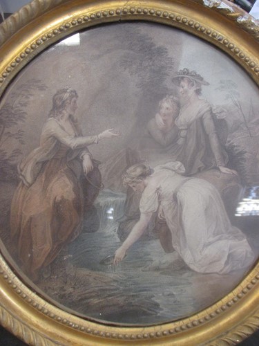 Lot 495 - A circular stipple engraving after Stothard...