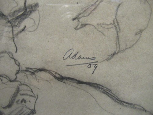 Lot 306 - Reclining Lady signed and dated 'adams / 09'...