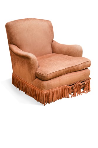Lot 582 - An Edwardian armchair