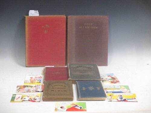 Lot 175 - Two albums of stamps, a collection of...