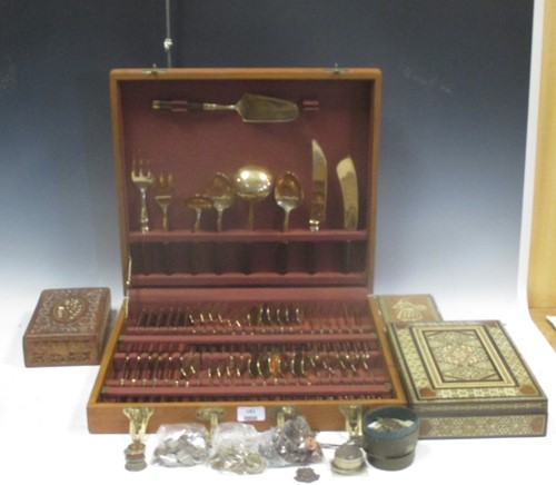 Lot 191 - A collection of metal ware including UK and...