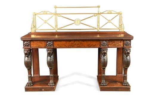 Lot 516 - A fine mahogany sideboard table, in the manner of Thomas Hope, circa 1810