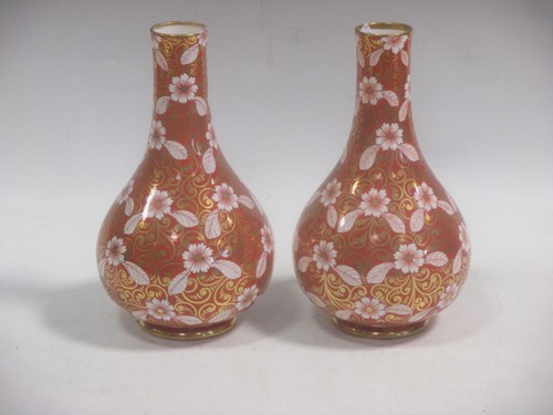 Lot 6 - A pair of 19th century Copeland Spode bottle...