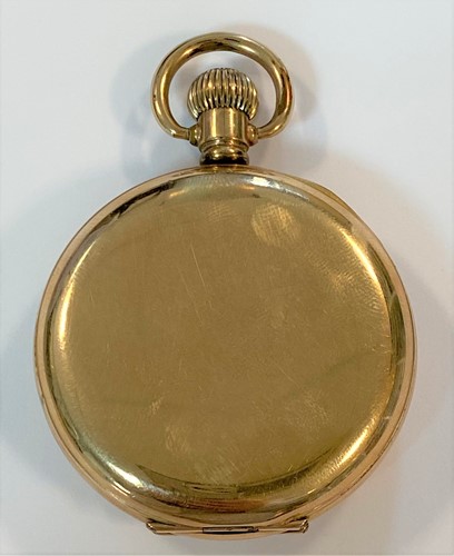 Lot 292 - Rolex - A gold-plated half hunter pocket watch