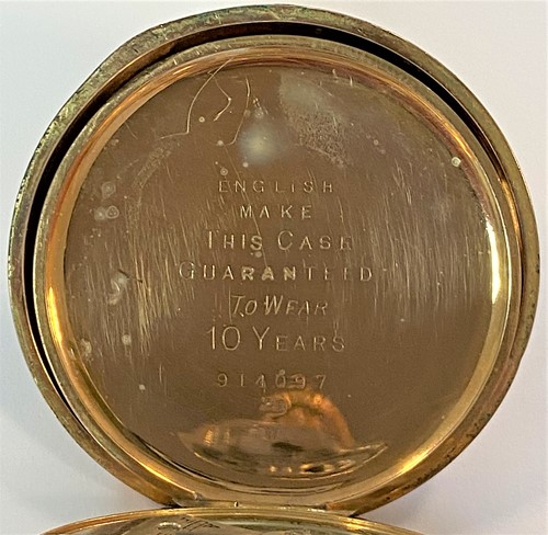 Lot 292 - Rolex - A gold-plated half hunter pocket watch