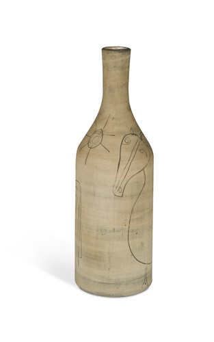 Lot 71 - § Jacques Innocenti (French, 1926-1958), a Vallauris bottle vase