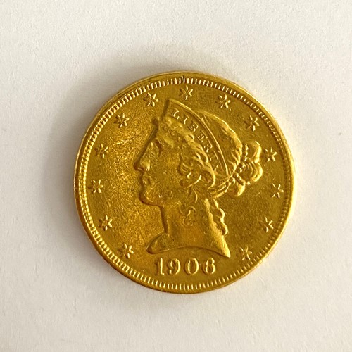 Lot 12 - A United States of America $5 coin