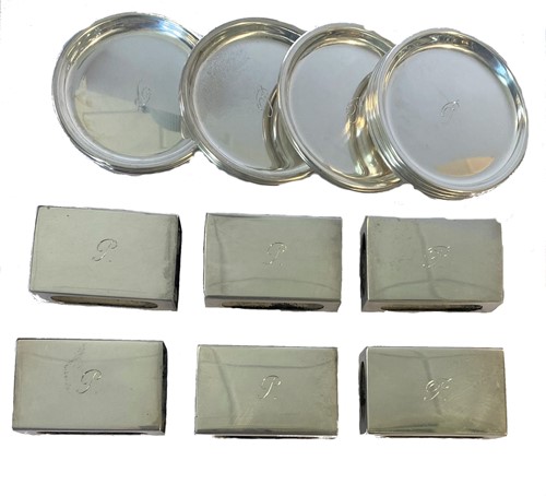Lot 331 - A collection of mid-20th century Danish metalwares smoking requisites