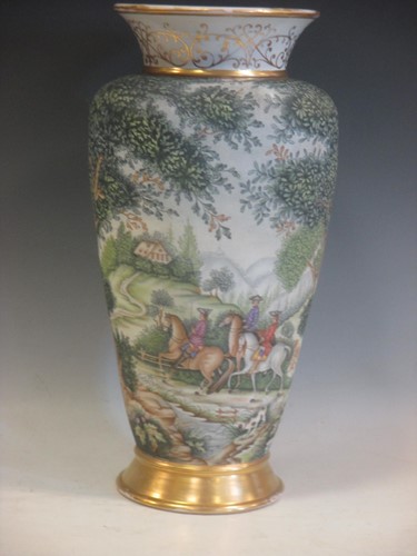 Lot 47 - A large 19th century French Paris porcelain...