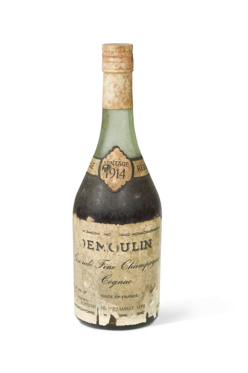 Lot 1289 - Demoulin Grande Fine Champagne cognac 1914,...