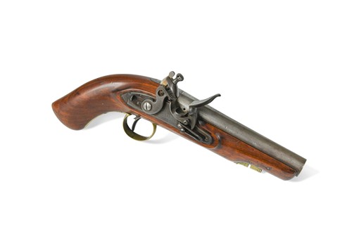 Lot 618 - A 16 bore flintlock small holster pistol by Brander & Potts, circa 1820