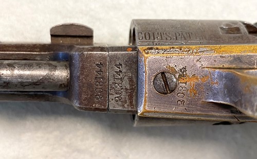 Lot 617 - A Colt model 1849 pocket percussion 6-shot revolver