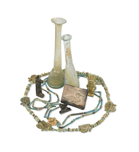 Lot 622 - A collection of ancient Egyptian artefacts