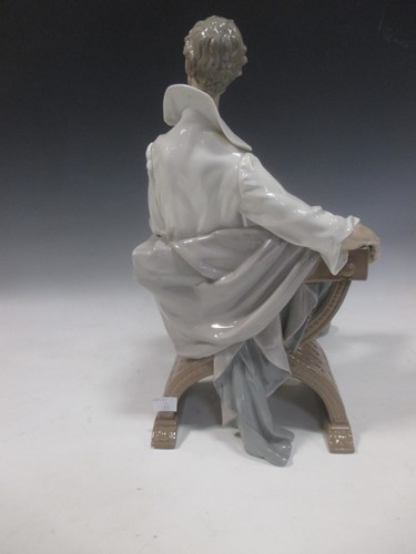 Lot 14 - A large Lladro figure of Don Quixote, 30cm high
