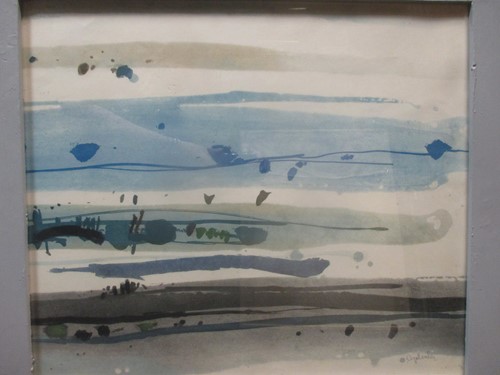 Lot 513 - Sur le sable au loin, 1968, signed...