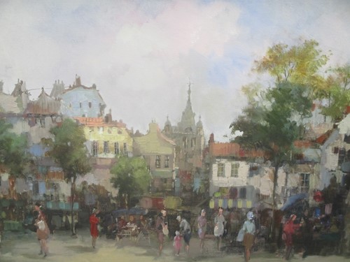 Lot 377 - Thvoorschor (Dutch, 20th century), a Dutch...