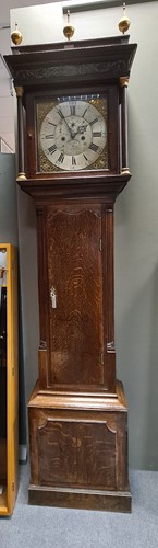 Lot 230 - Redshaw, Newcastle, an oak 8 day longcase...