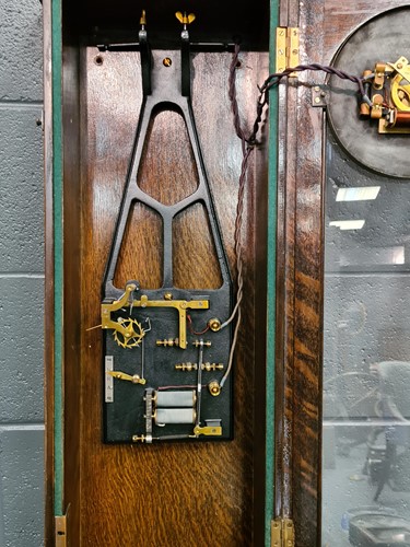 Lot 235 - Synchronome electric master clock no. C...