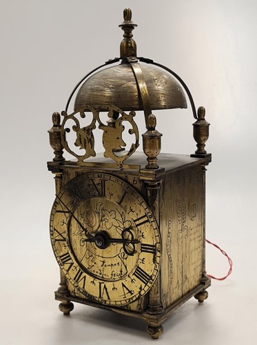 Lot 255 - Sychronome electric mantel clock, in small...