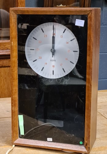 Lot 261 - Gent of Leicester chronopher series 1, in teak...
