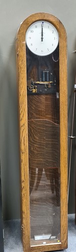 Lot 273 - Smiths English Clock Systems arched top master...